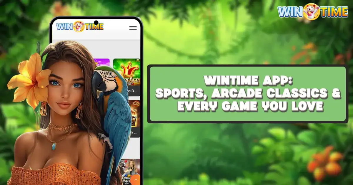 WINTIME APP: SPORTS, ARCADE CLASSICS & EVERY GAME YOU LOVE BANNER