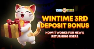 image of how the wintime 3rd deposit bonus works for new and returning users